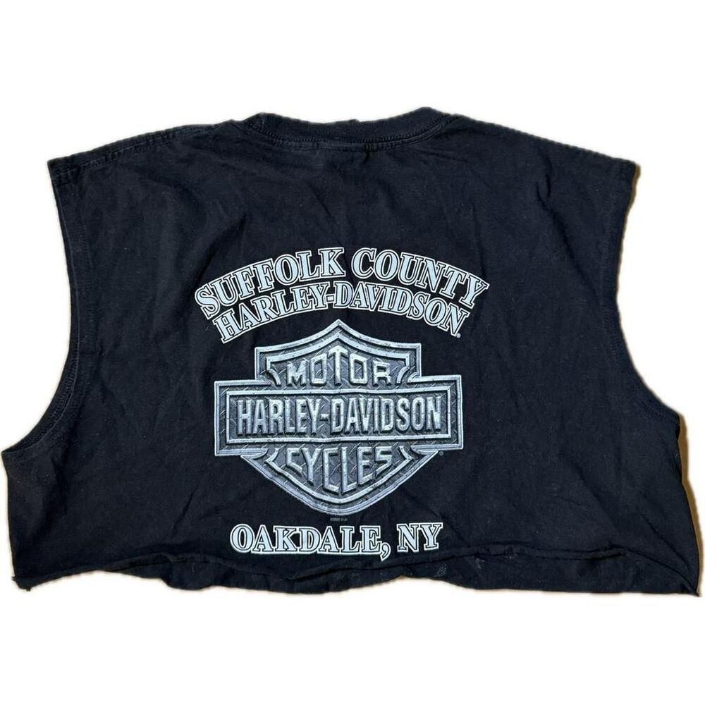Harley-davidson Women's Black T-shirt